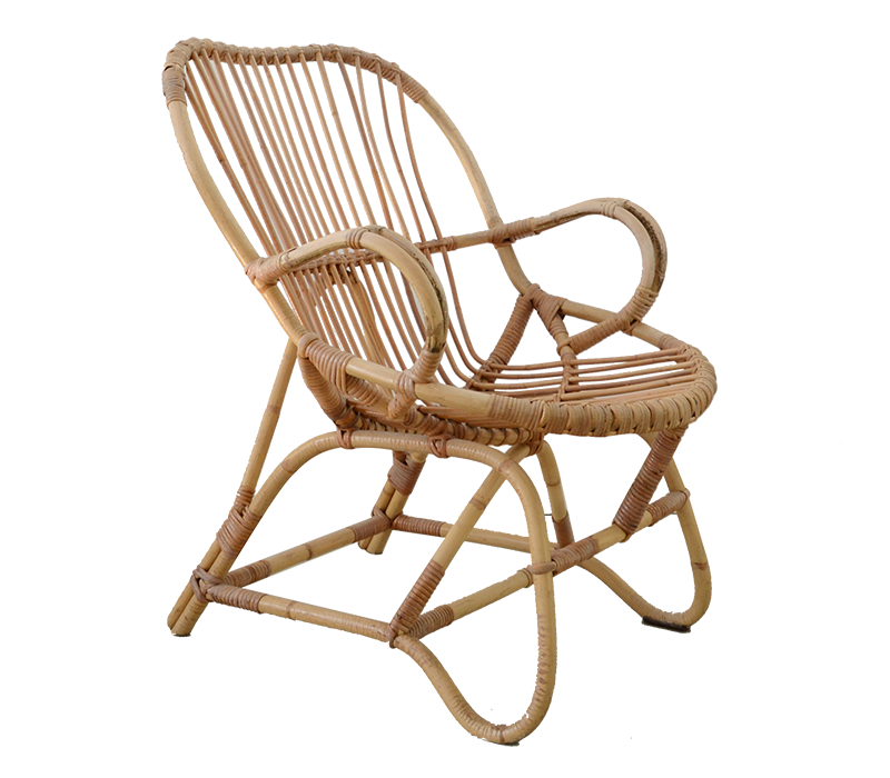 Rotan fauteuil Feestrijk